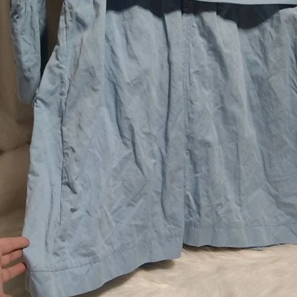 SALE! Worth New York Tiffany Blue Long Belted Jacket Sz.L Gently Worn - Picture 11 of 14